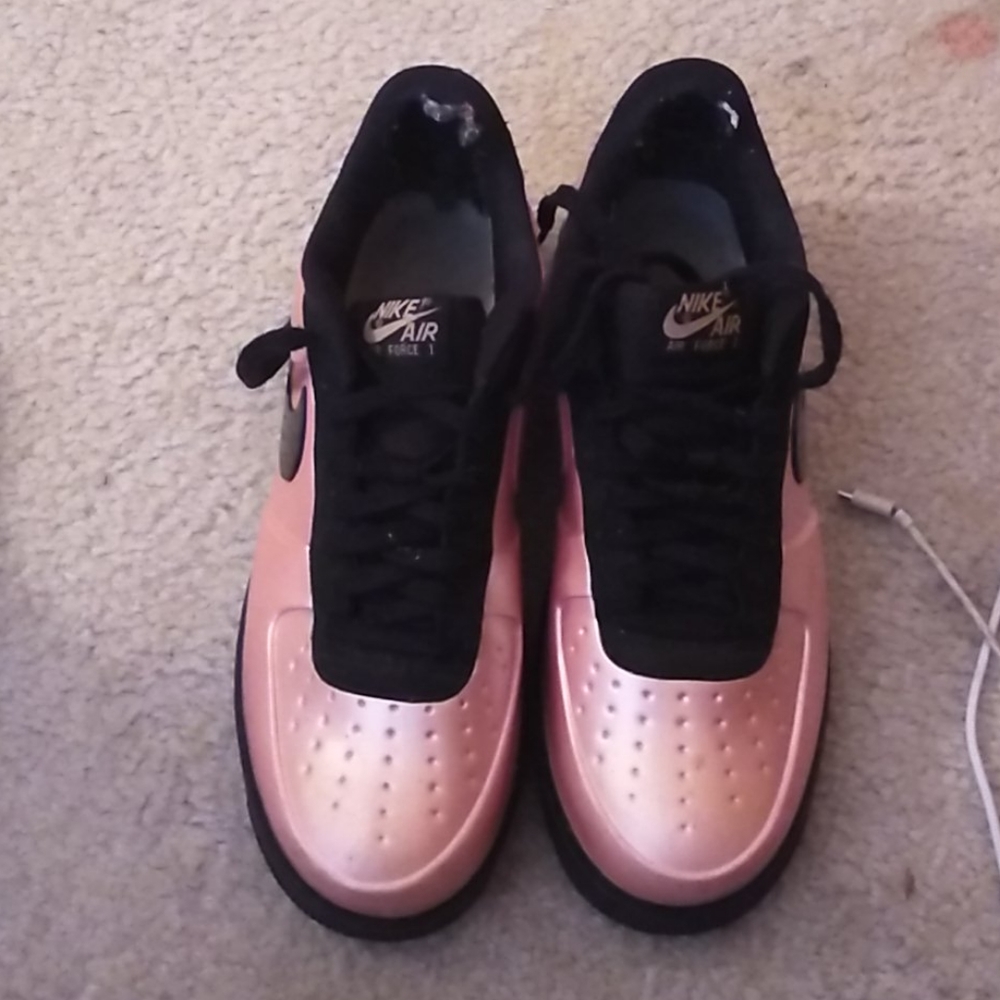 AF1 Foamposites Rose Gold